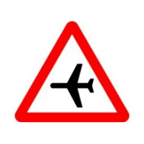 Señal P-12: Aeropuerto