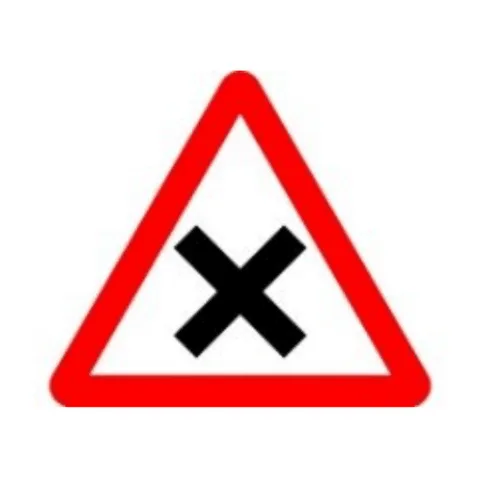 Señal P-2: Intersección con prioridad de la derecha