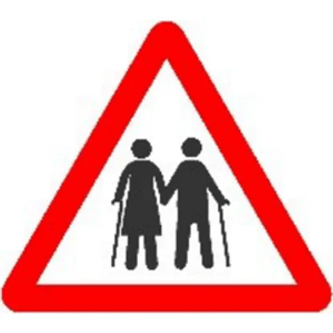 Señal P-21b: Personas con dificultades motrices