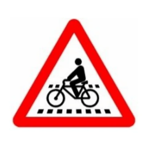 Señal P-22a: Paso para ciclistas