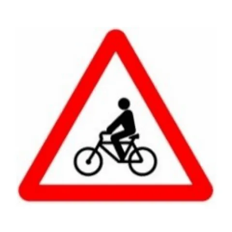 Señal P-22b: Ciclistas.