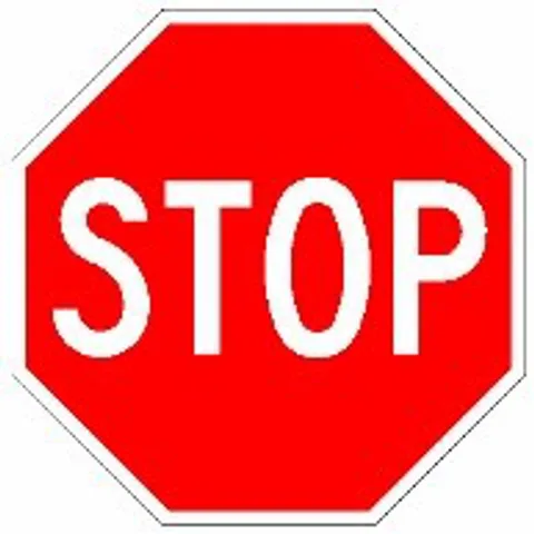 Señal R-2: Detención obligatoria o stop