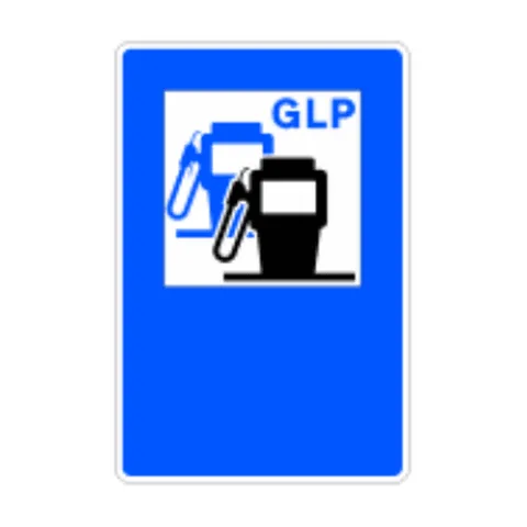 Señal S-105b: Surtidor de carburante y GLP