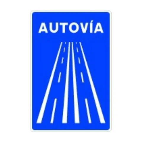 Señal S-1a: Autovía