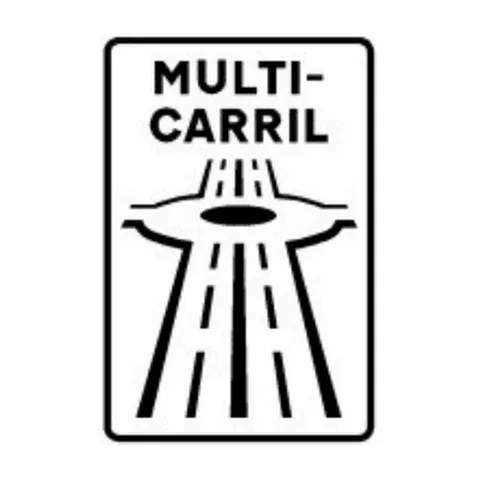 Señal S-1b: Carretera multicarril