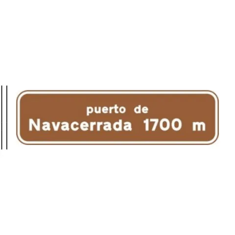 Señal S-520: Localización de puntos geográficos atravesados por la vía