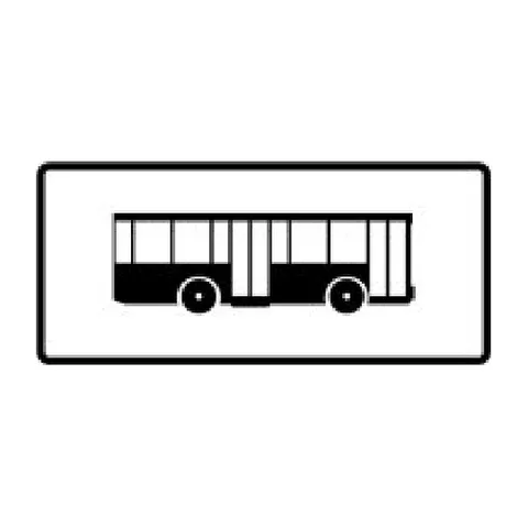 Señal S-880c: Aplicación de señalización a autobuses