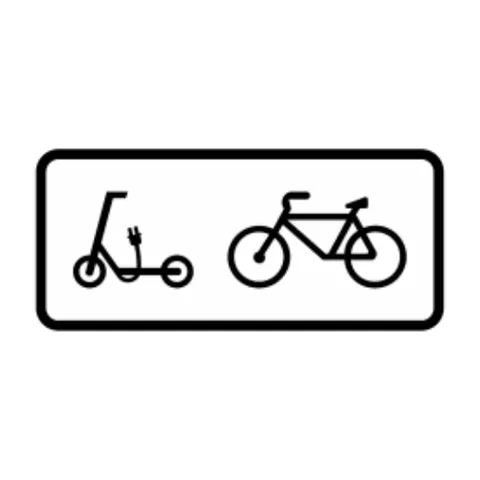 Señal S-880f: Aplicación de señalización a ciclos y vehículos de movilidad personal