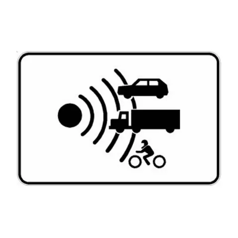 Señal S-991a: Control de velocidad en carretera convencional o carretera multicarril