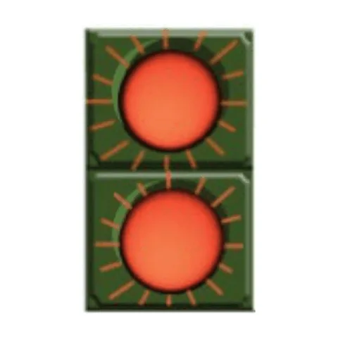 Señal SF-04: Luz roja intermitente