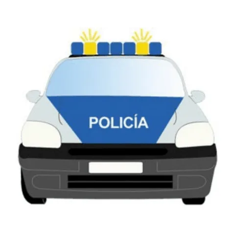 Señal SF-10: Luz roja o amarilla intermitente o destellante hacia delante