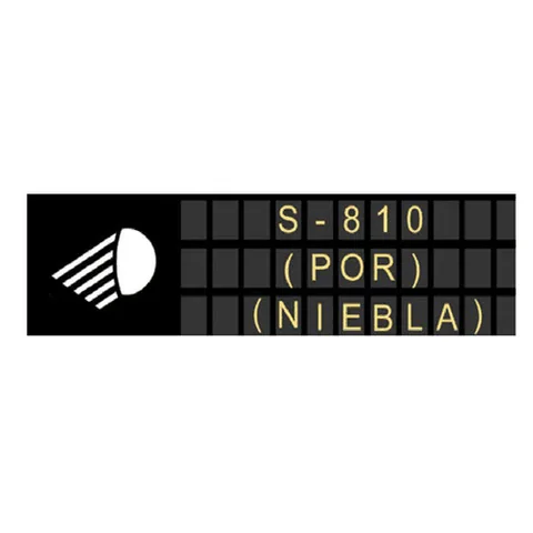 Señal SF-11: Panel de mensaje variable (condiciones de visibilidad)