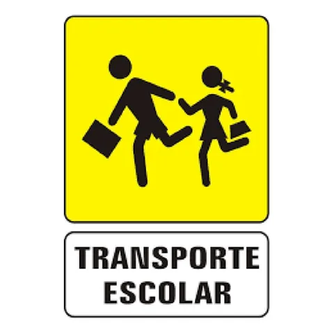 Señal V-10: Transporte escolar