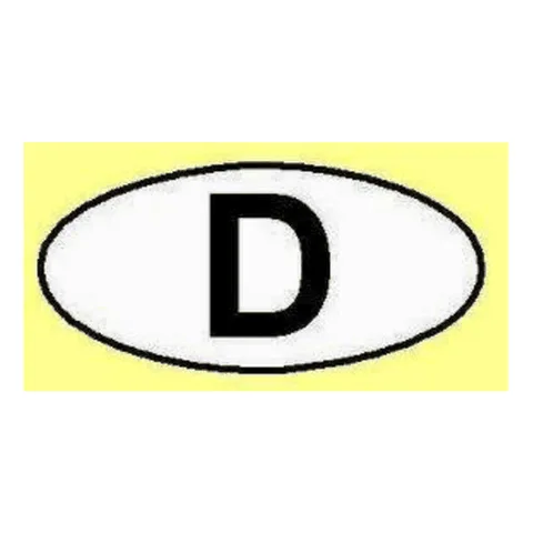 Señal V-8: Distintivo de nacionalidad extranjera