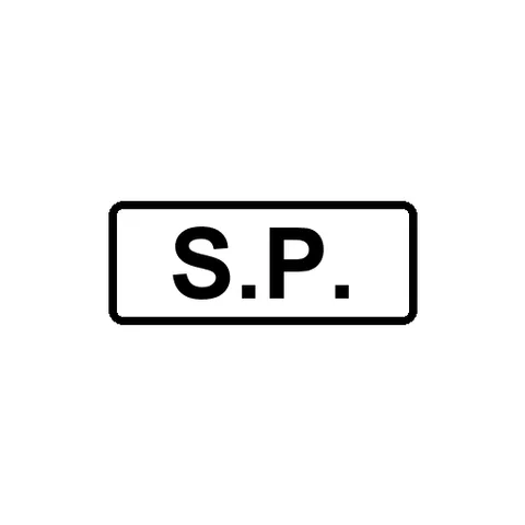 Señal V-9: Servicio público